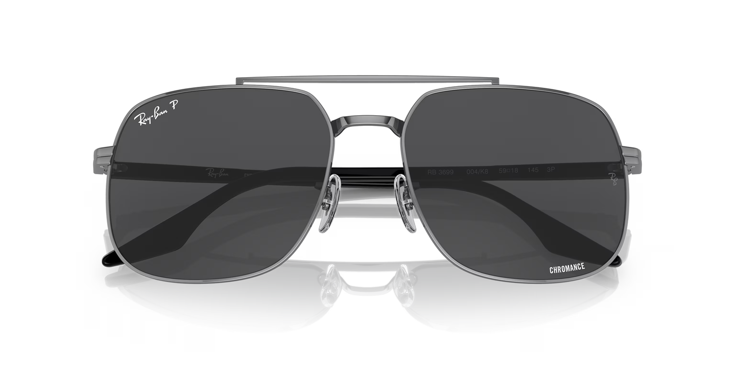 Ray-Ban Bain Bridge Sunglasses – Luxury Pilot Eyewear for Men & Women (BLACK)
