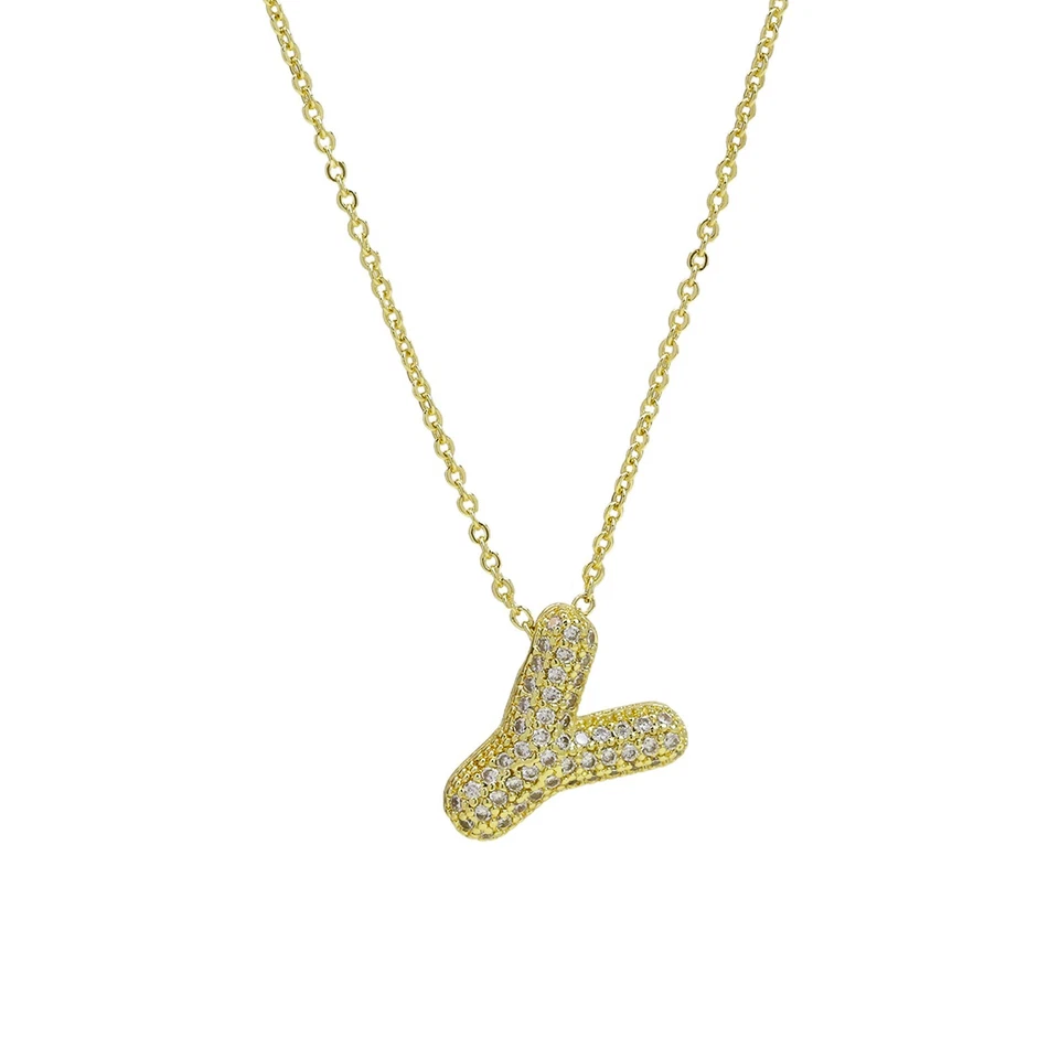 Personalized Silver Letter Pendant Necklace – Dainty Initial Jewelry for Women