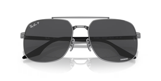 Ray-Ban Bain Bridge Sunglasses – Luxury Pilot Eyewear for Men & Women (BLACK)