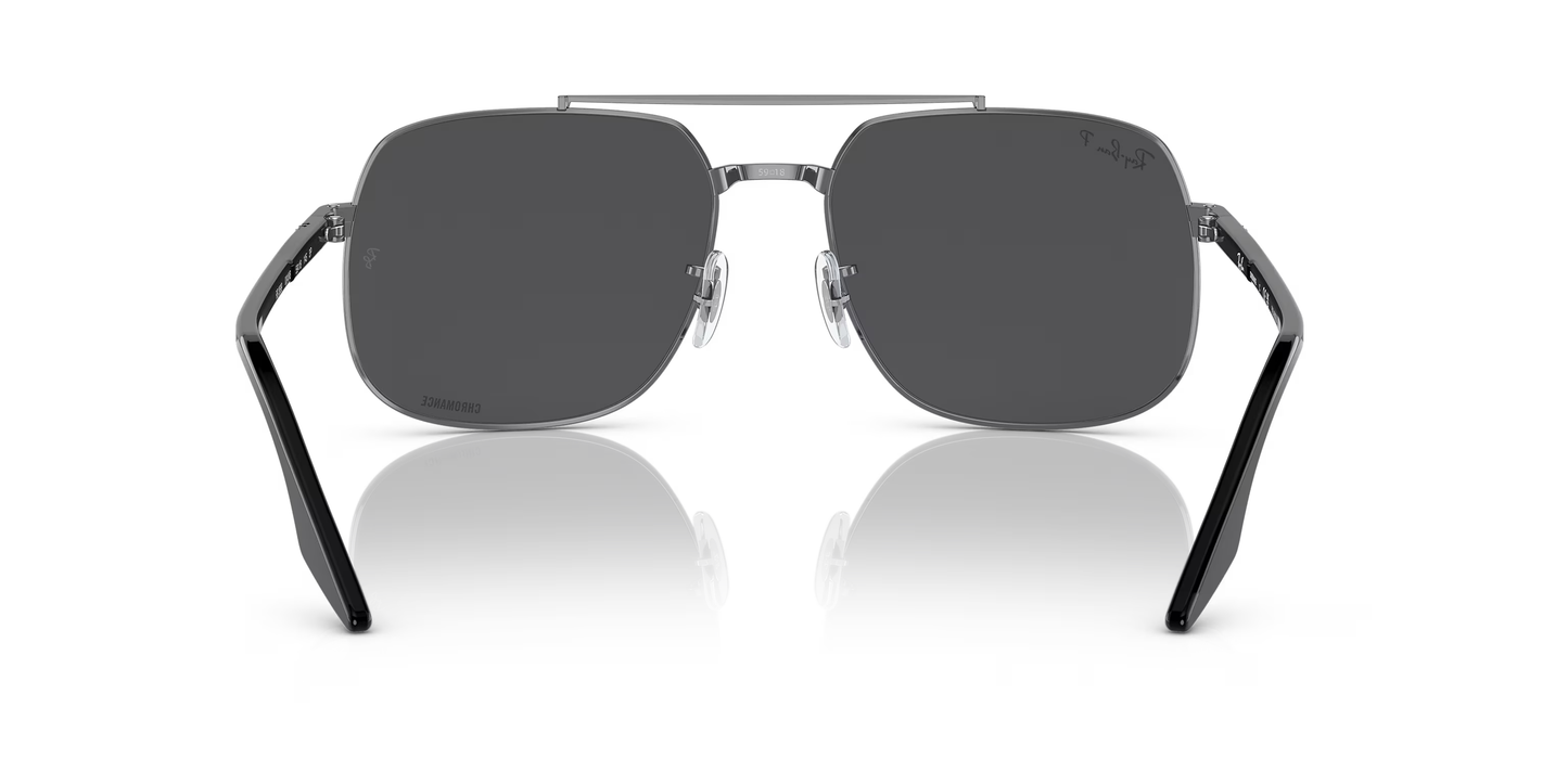 Ray-Ban Bain Bridge Sunglasses – Luxury Pilot Eyewear for Men & Women (BLACK)