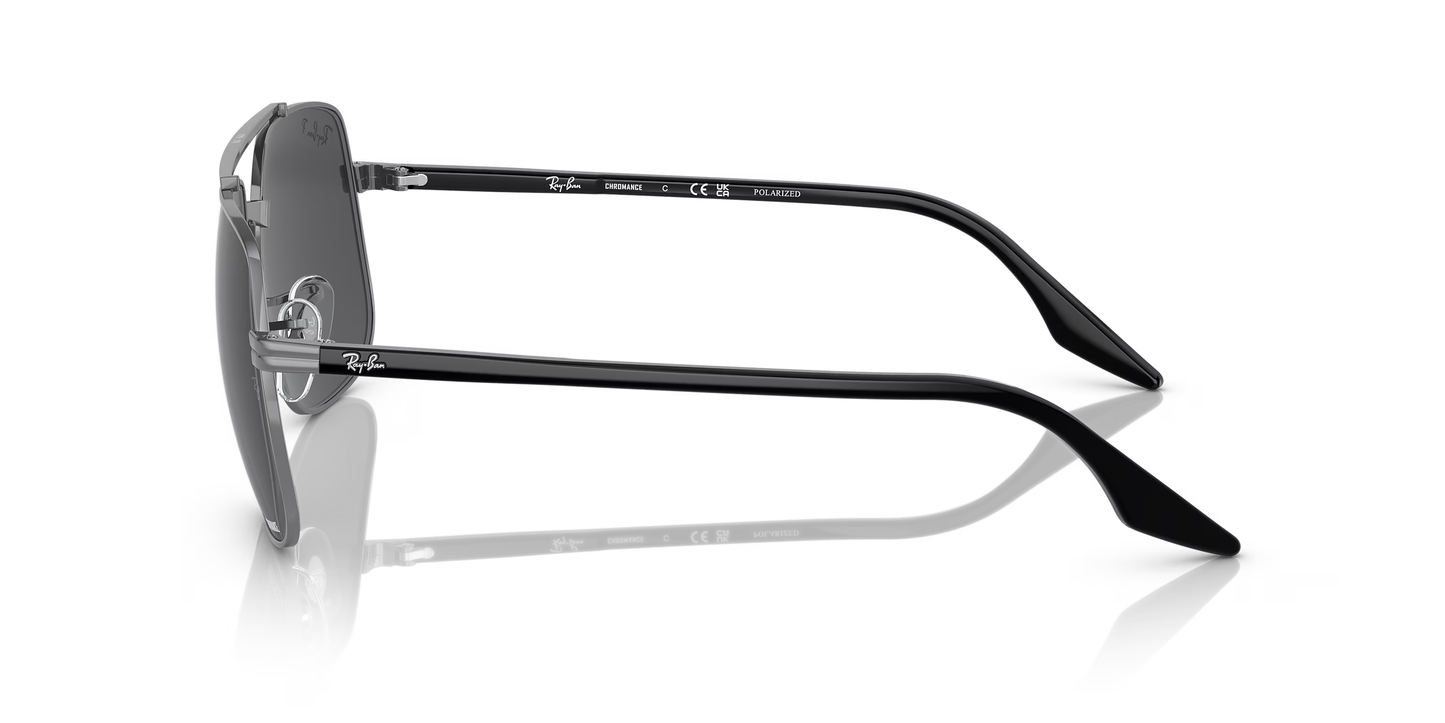 Ray-Ban Bain Bridge Sunglasses – Luxury Pilot Eyewear for Men & Women (BLACK)