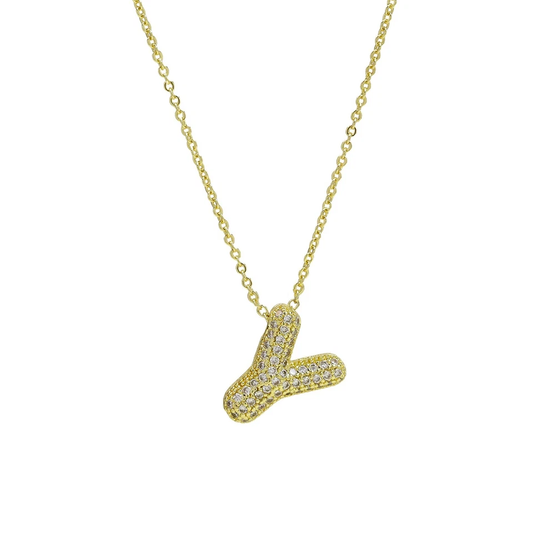 Personalized Silver Letter Pendant Necklace – Dainty Initial Jewelry for Women