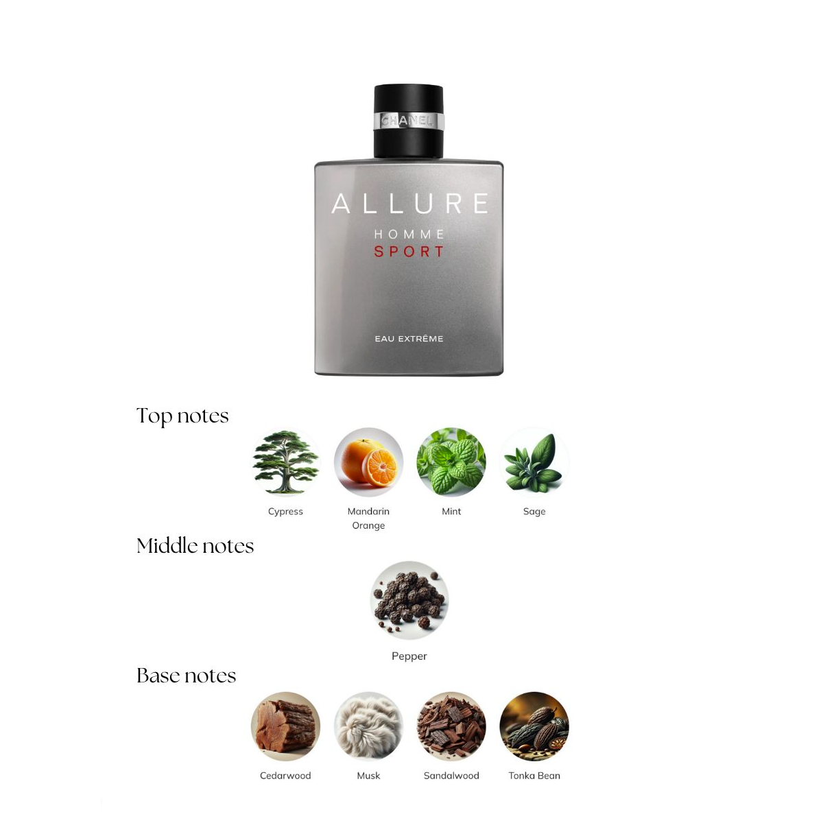 Chanel Allure Homme Sport – Eau de Toilette for Men