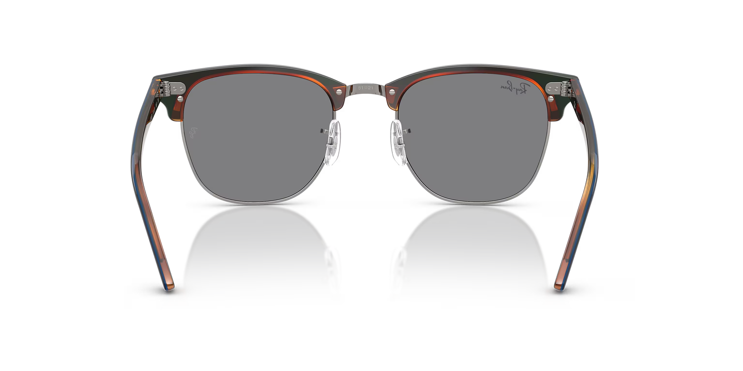 Ray-Ban Clubmaster Sunglasses – Iconic Retro Style with Modern Luxury (BLACK)