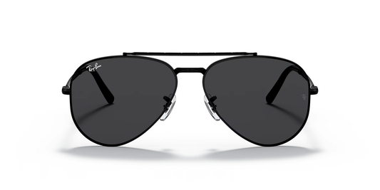 Ray-Ban New Aviator Sunglasses Black frame dark lenses